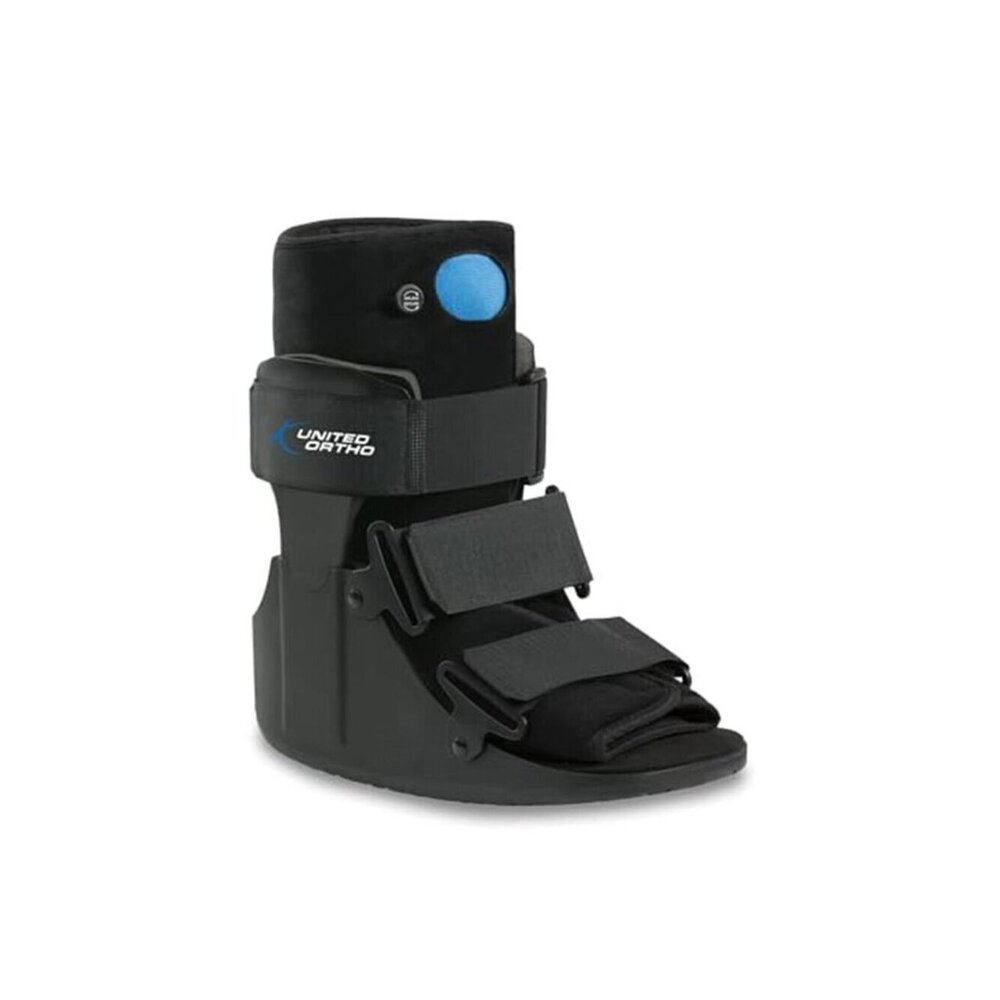 Stylish Short Air Cam Walker Fracture Boot Large Black